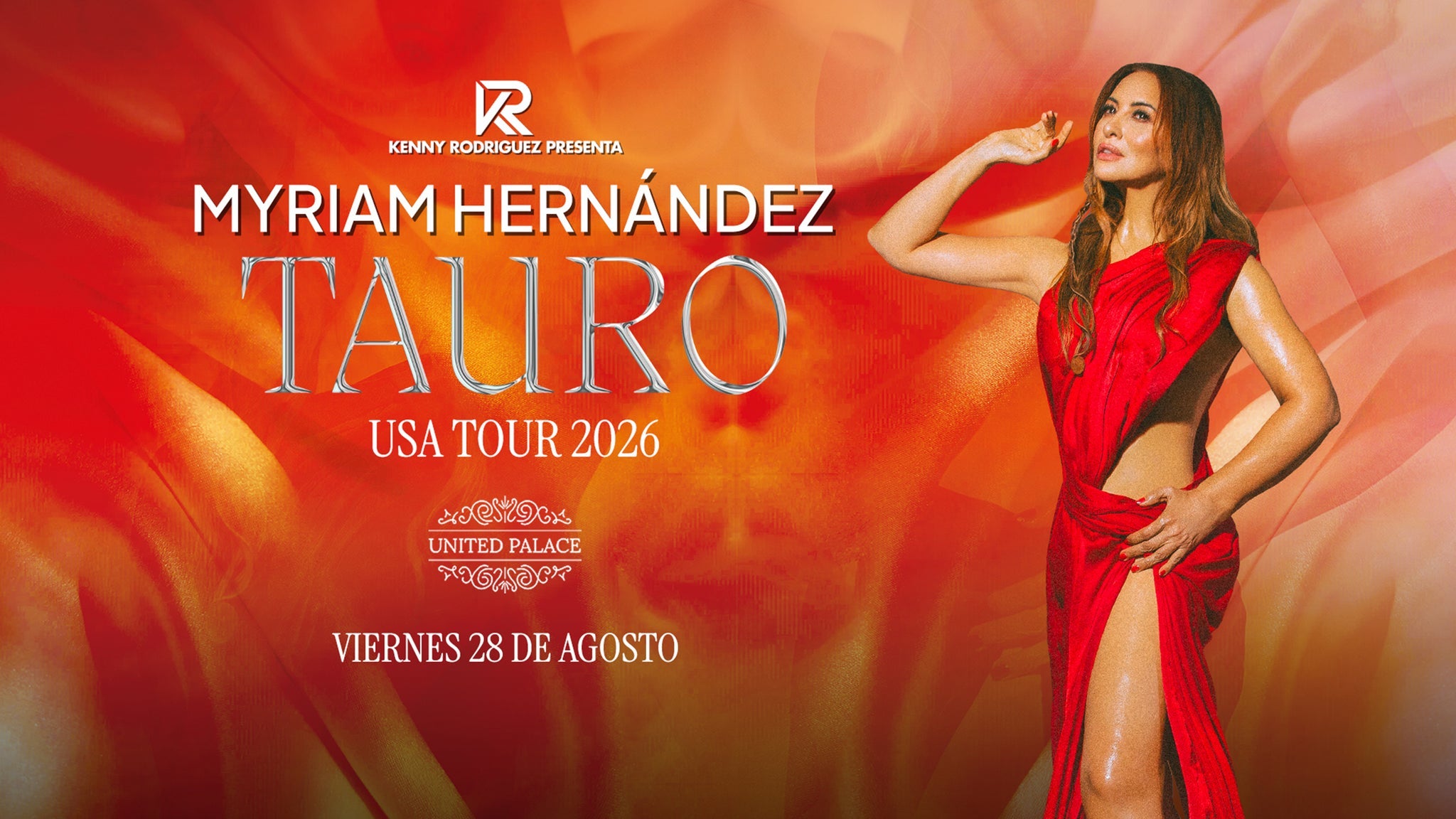 Myriam Hernandez 2026 concert poster